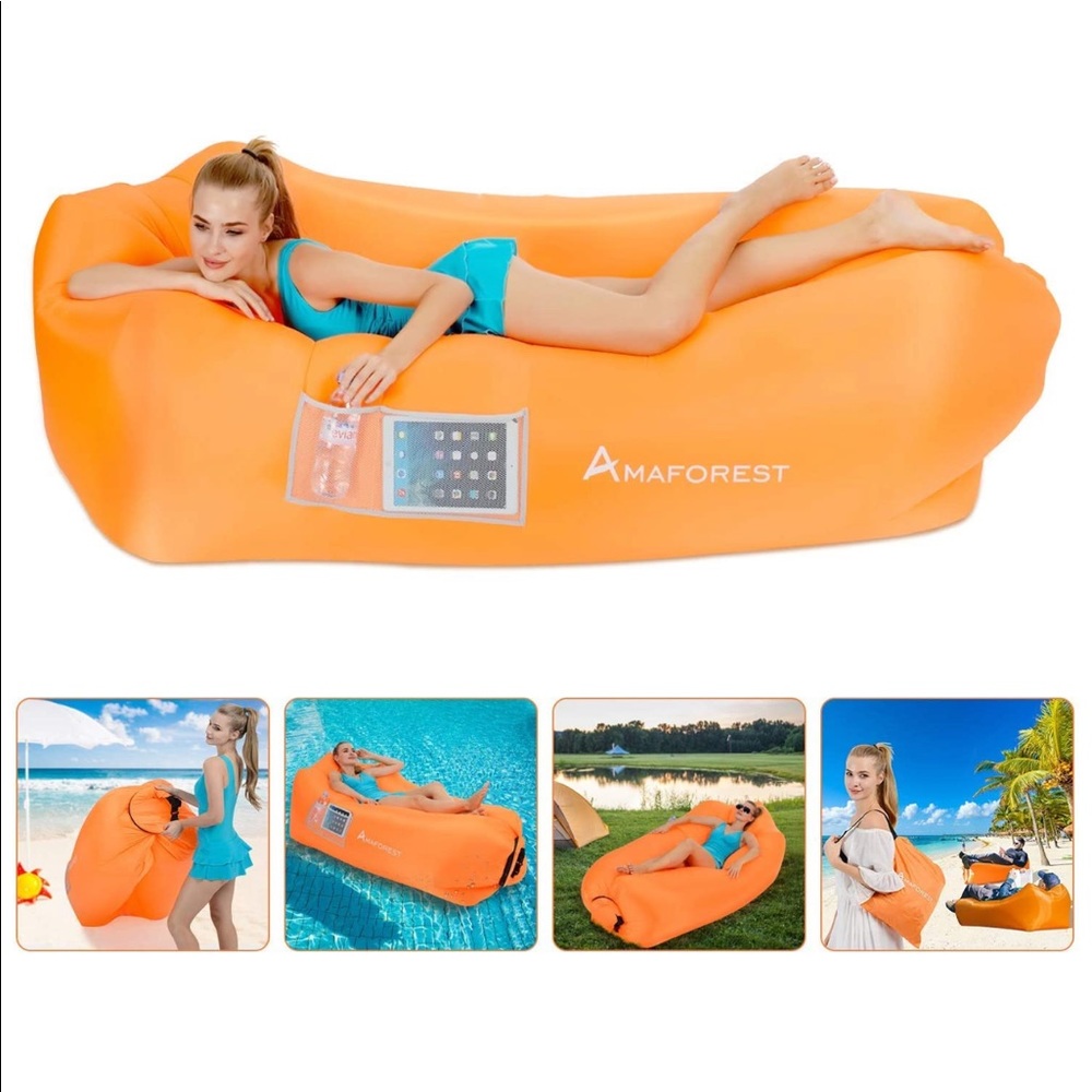 Inflatable Lounger Air Sofa Hammock-Inflatable